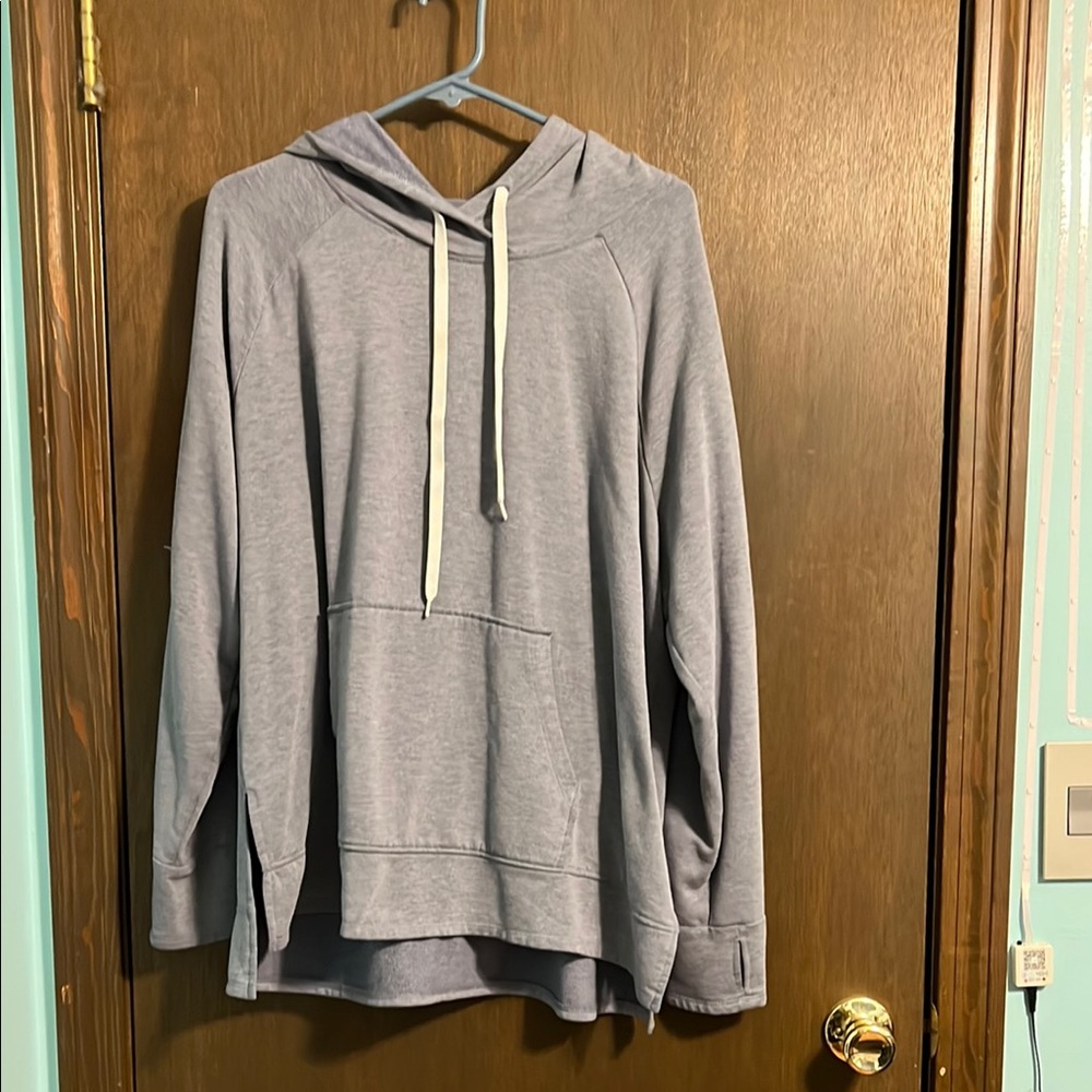 Gray Hooded Sweatshirt